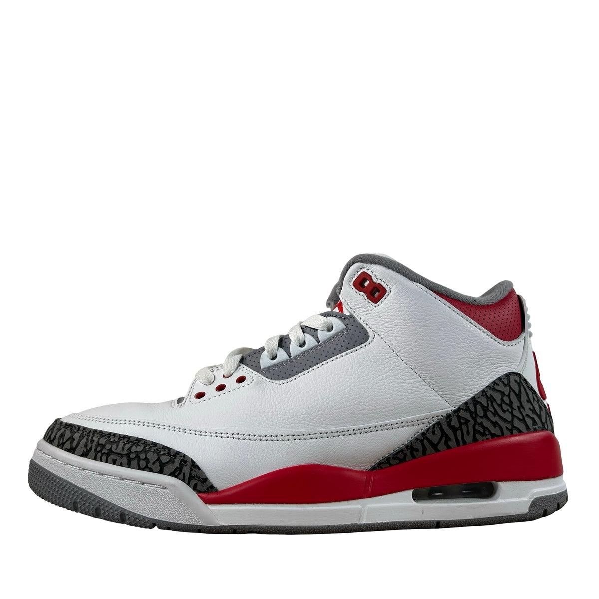 DN3707 160 Jordan 3 Retro Fire Red (2022) [USED] - 10 M (Used11)