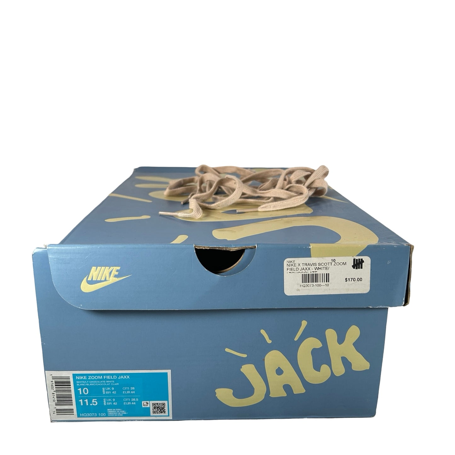 HQ3073 100 Nike Zoom Field Jaxx Travis Scott Light Chocolate [USED] - 10 M (Used)