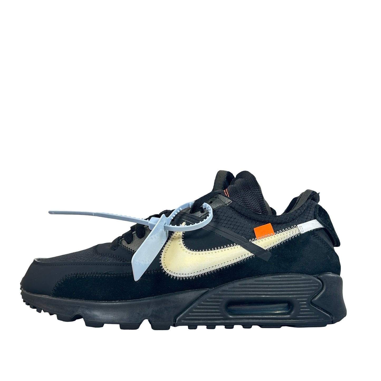AA7293 001 Air Max 90 Off-White Black [USED] - 12 M (Used)