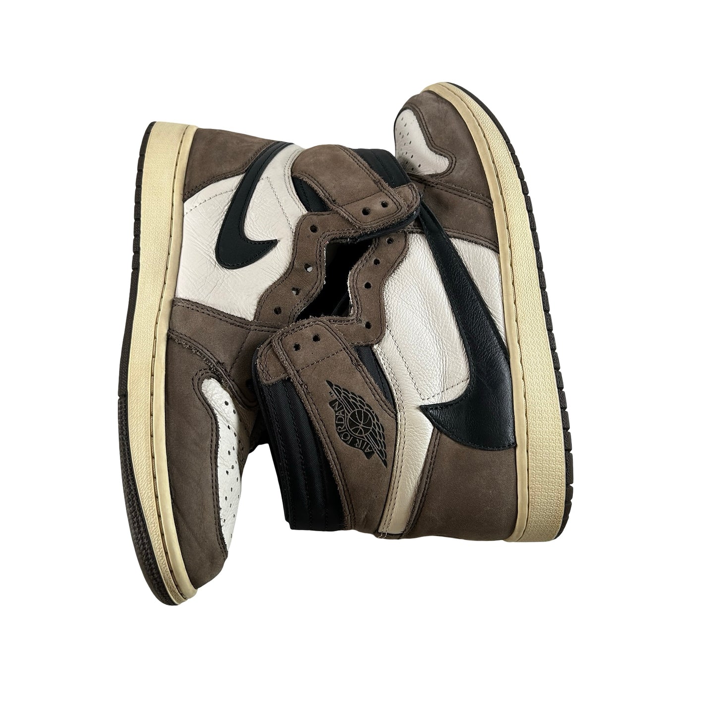 CD4487 100 Jordan 1 Retro High OG SP Travis Scott Mocha [USED] - 10.5 M (Used2)