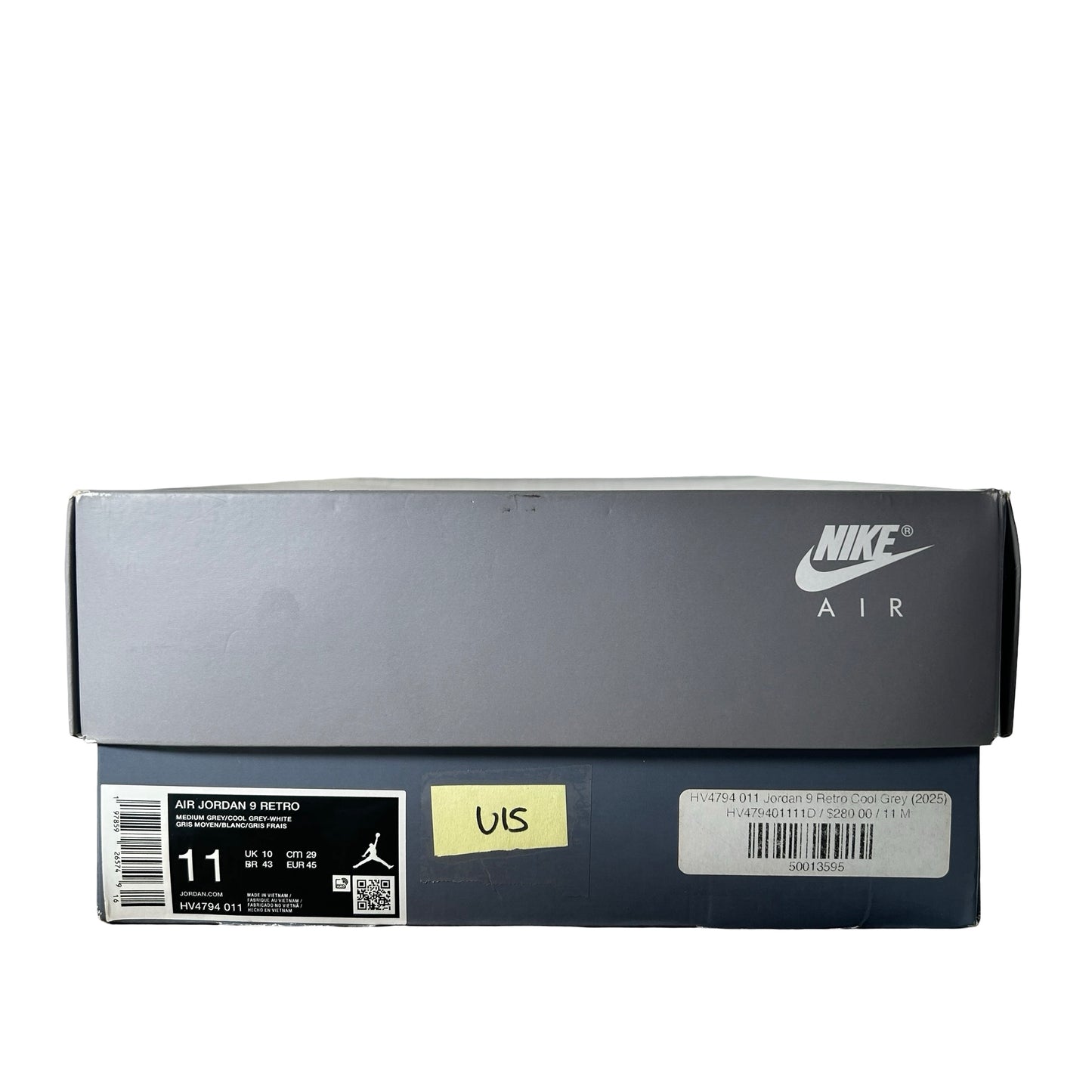 HV4794 011 Jordan 9 Retro Cool Grey (2025) [USED] - 11 M (Used15)