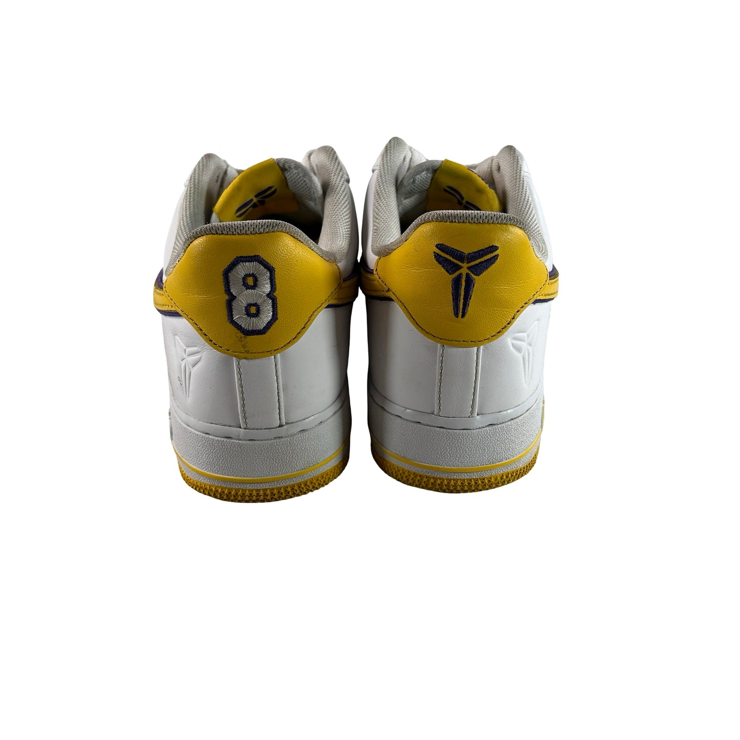FZ1151 100 Nike Air Force 1 Low Retro QS Kobe Bryant Lakers Home [USED] - 10 M (Used) (No Box)