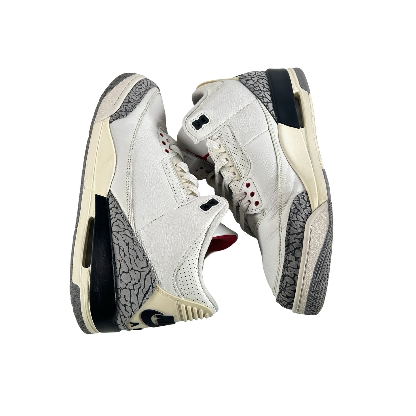 DN3707 100 Jordan 3 Retro White Cement Reimagined [USED] - 12 M (Used6)