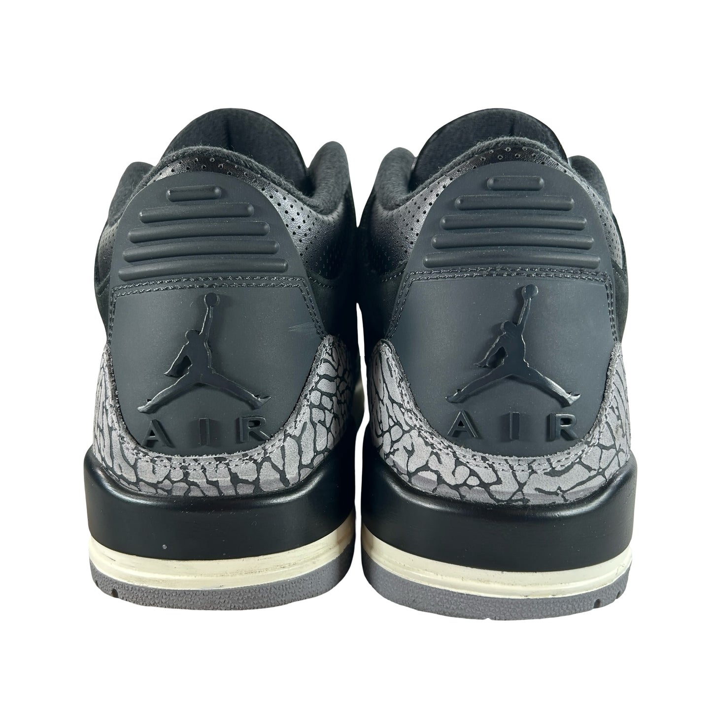 CK9246 001 Jordan 3 Retro Off Noir (Women's) [USED] - 12 W (Used) (Replace Box)