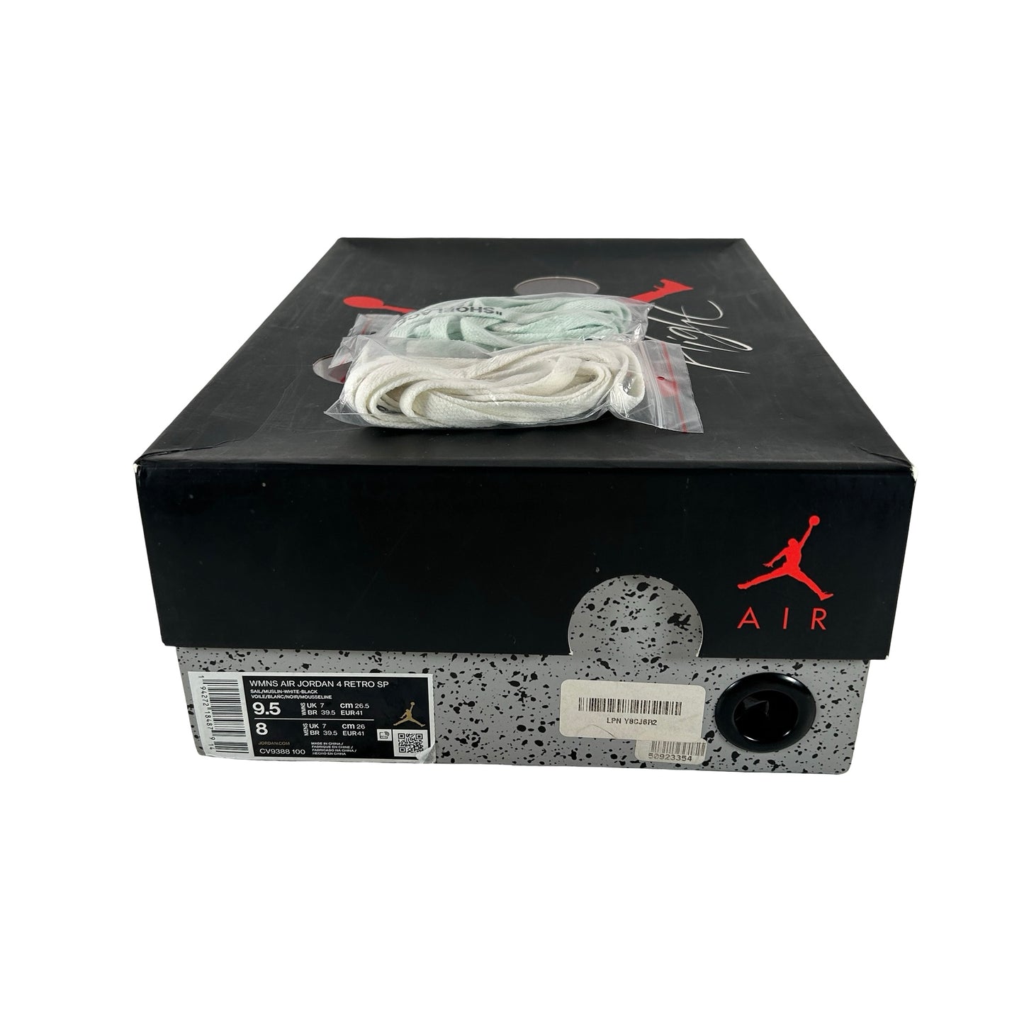 CV9388 100 Jordan 4 Off-White Sail [USED] - 9.5 W (Used)