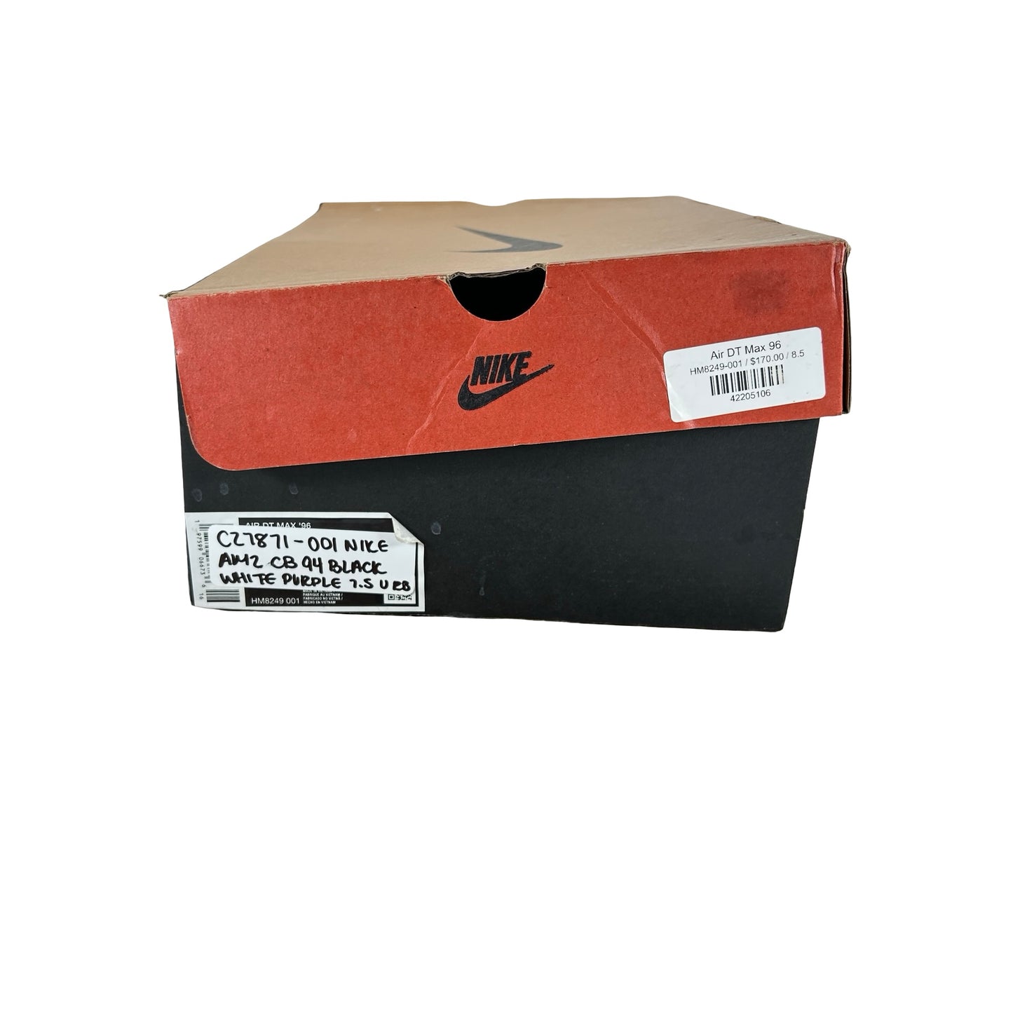 CZ7871 001 Nike Air Max 2 CB 94 Black White Purple (2020) [USED] - 7.5 M (Used) (Replace Box)