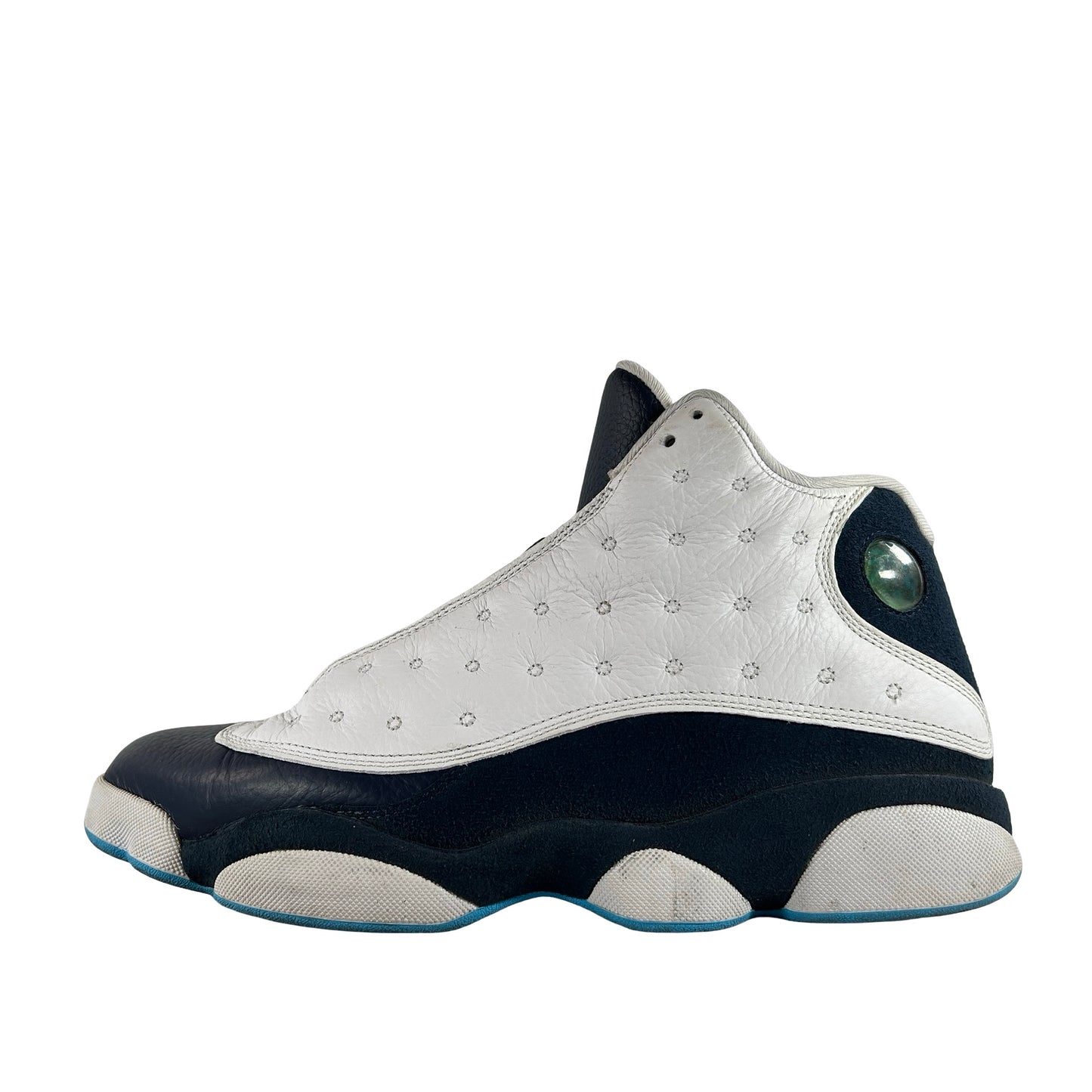 414571 144 Jordan 13 Retro Obsidian Powder Blue White [USED] - 10.5 M (Used)