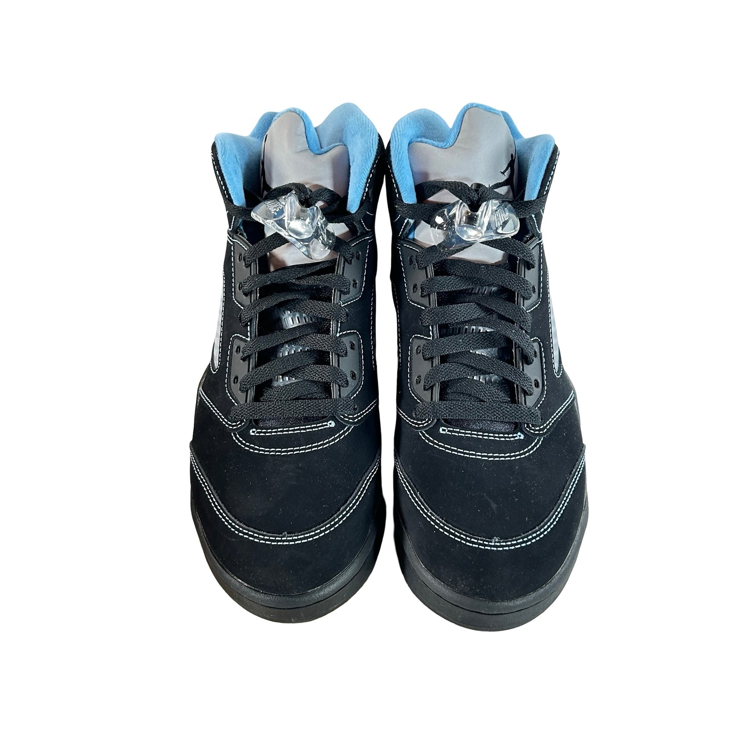 DD0587 008 Jordan 5 Retro Black University Blue (2026) [USED] 9 M (Used)
