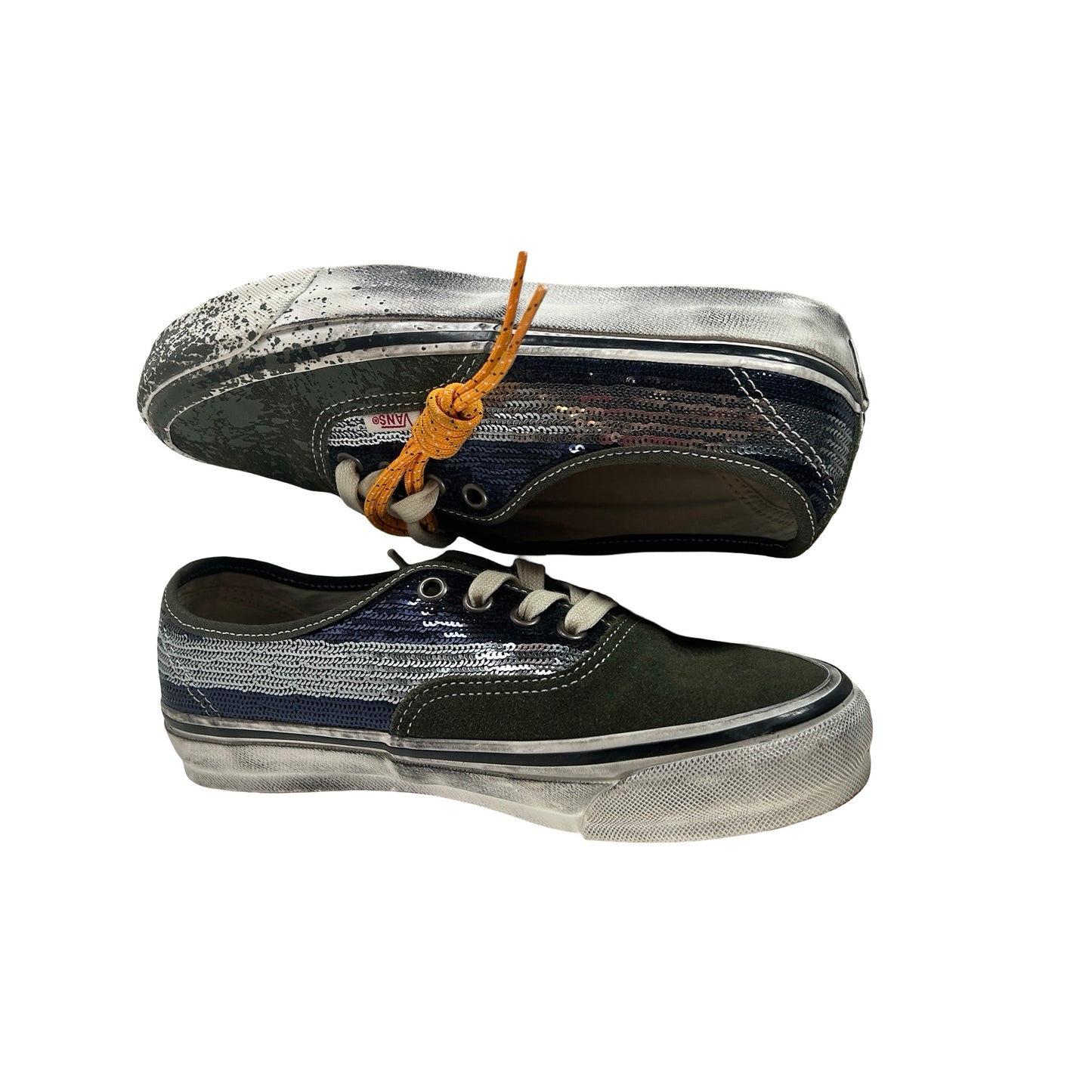 VN000DB824O Vans Premium Authentic La Habana Green Blue [USED] - 5.5 M (Used) (No Box) (Sample)