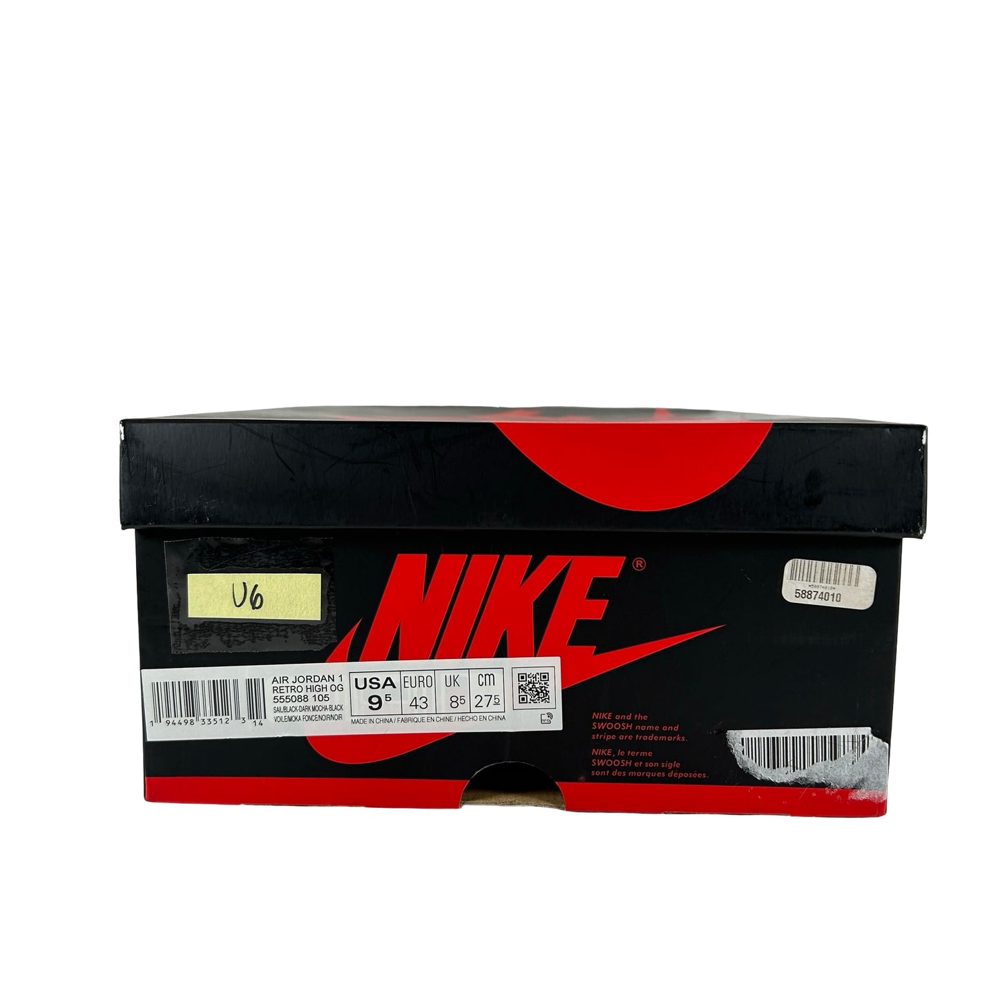 555088 105 Jordan 1 Mocha [USED] - 9.5 M (Used6)