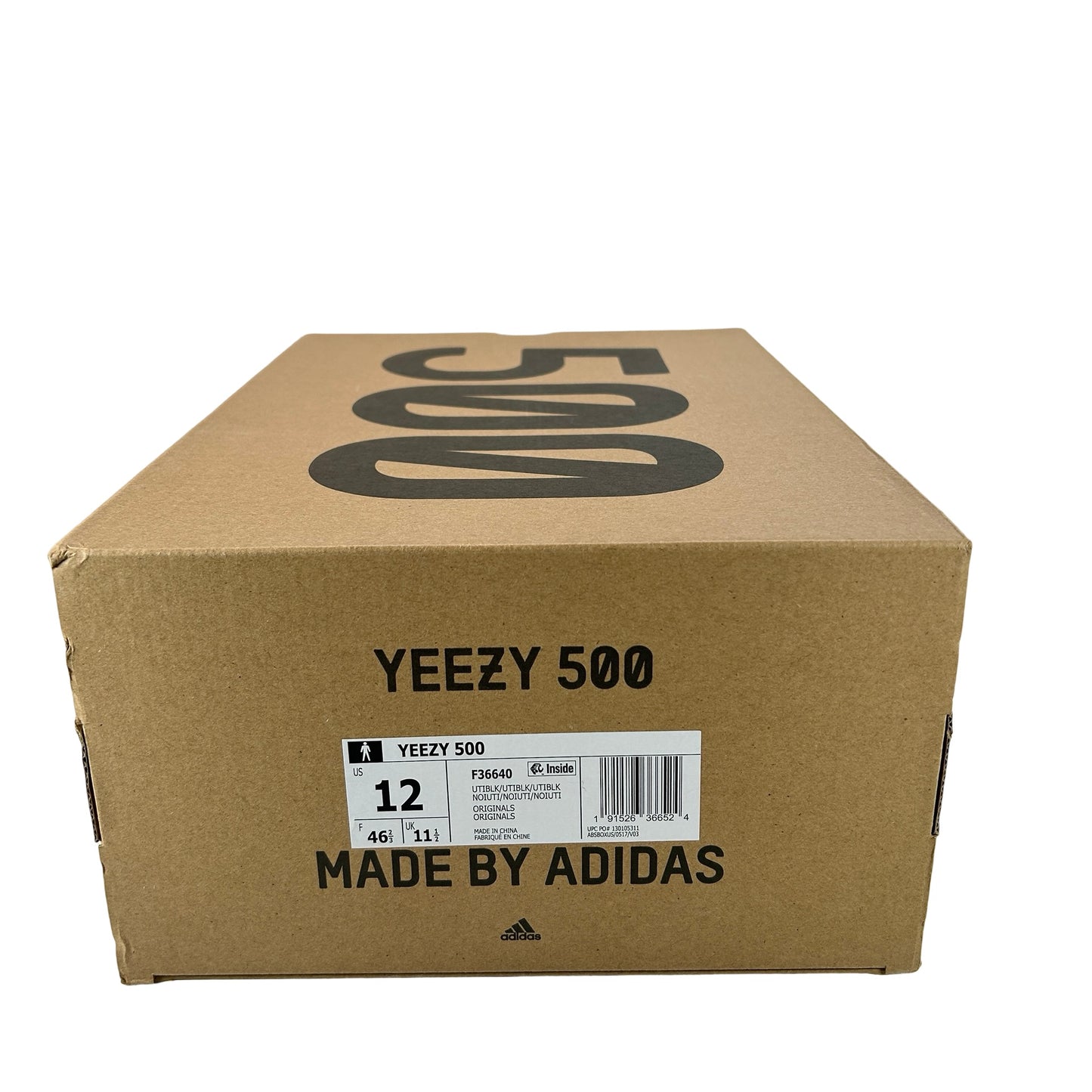 F36640 Adidas Yeezy 500 Utility Black [USED] - 12 M (Used)