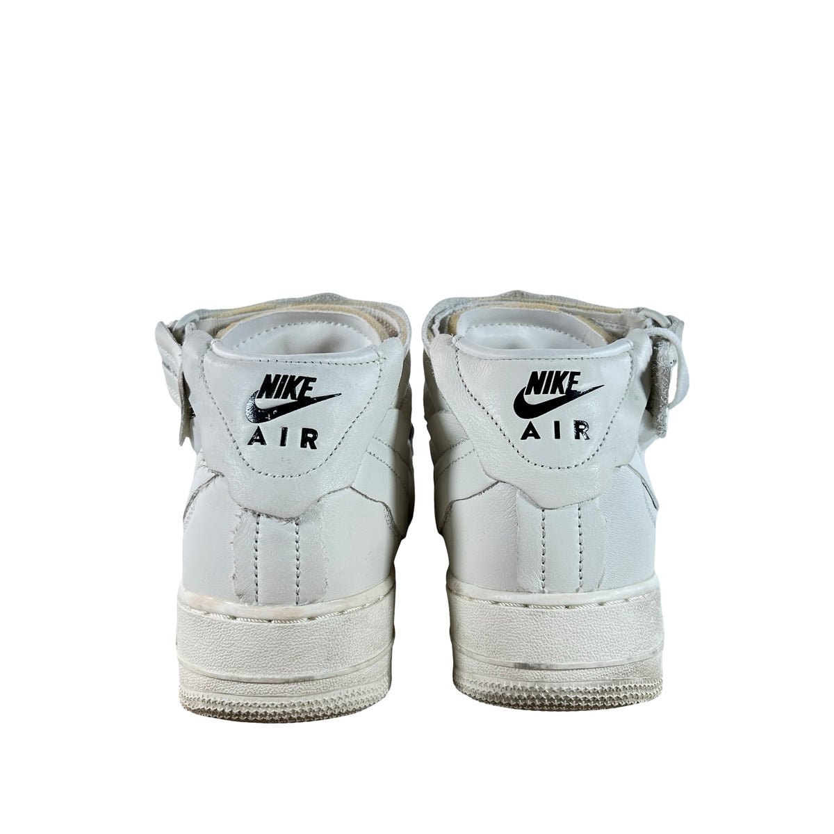 DC3601 100 Nike Air Force 1 Mid Comme des Garcons White [USED] - 9.5 M (Used)