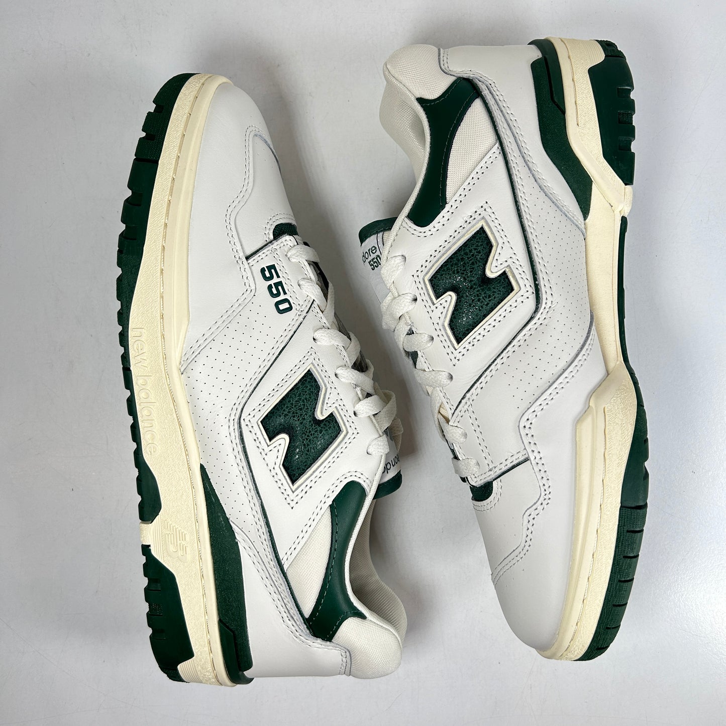 BB550ALD New Balance 550 Aime Leon Dore White Green [USED] - 10 M (Used)