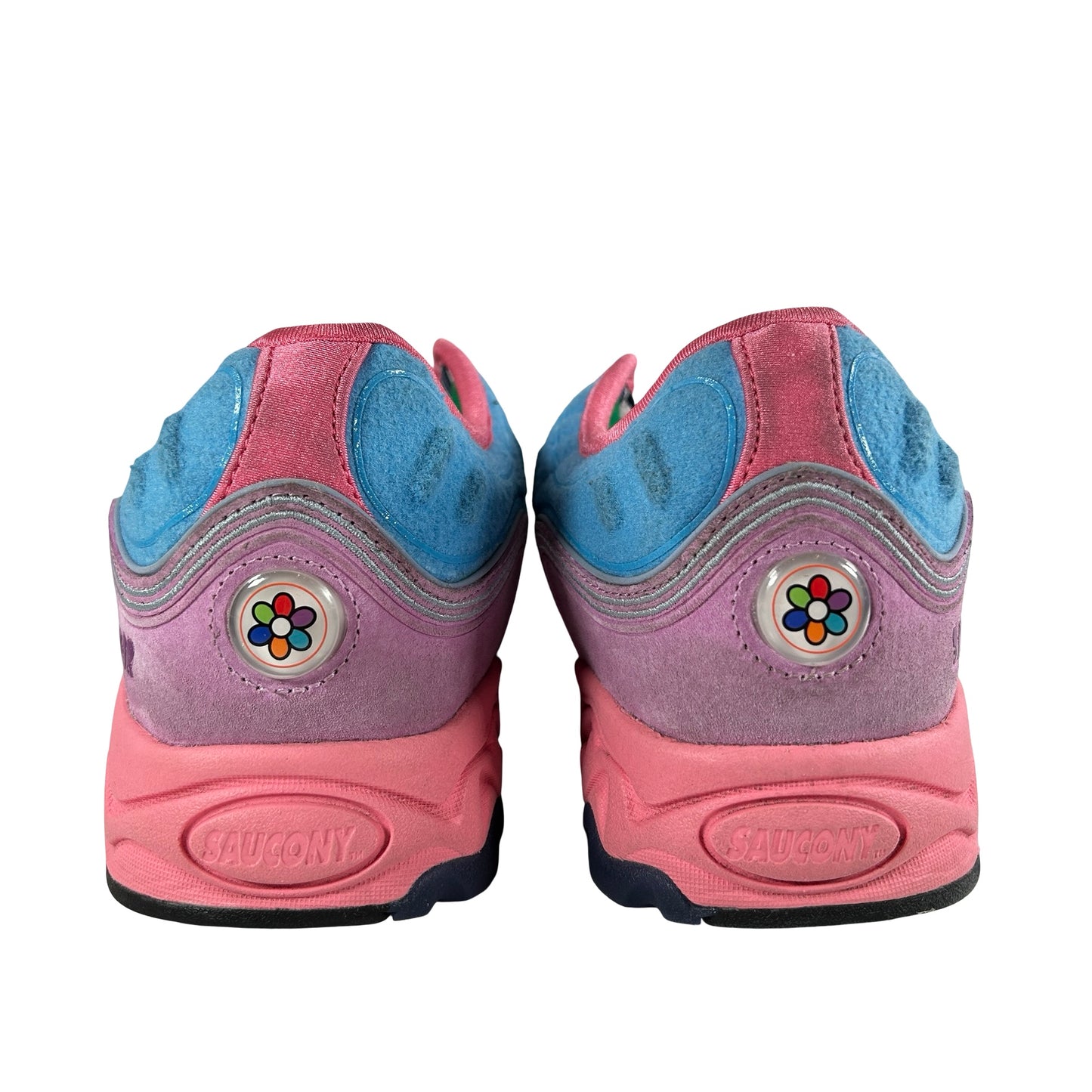 S70922 2 Saucony Matrix Jae Tips No Shoes In The House Blue Pink [USED] - 13 M (Used)