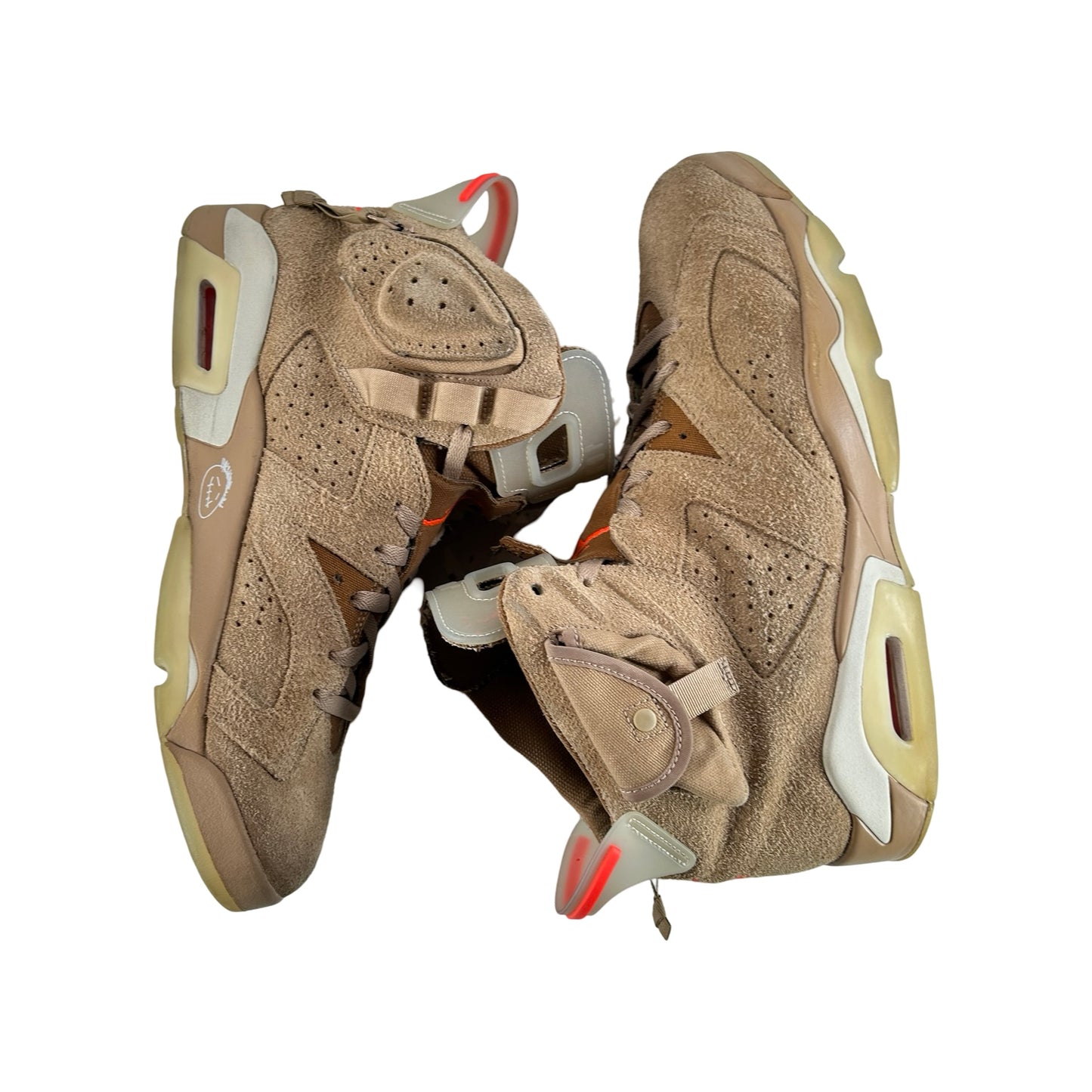 DH0690 200 Jordan 6 Retro Travis Scott British Khaki [USED] - 13 M (Used7)