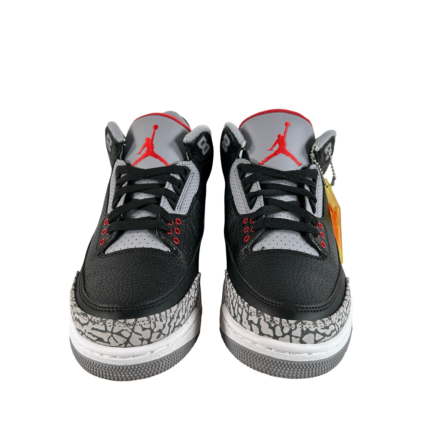 854262 001 Jordan 3 Black Cement 2018 [CONDITIONAL] - 8.5 M (Yellowing Heel Tab)