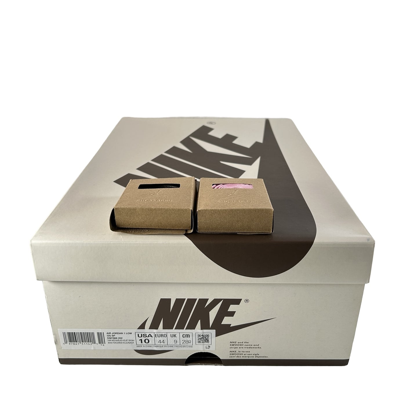 DM7866 202 Jordan 1 Retro Low OG SP Travis Scott Velvet Brown [USED] - 10 (Used)