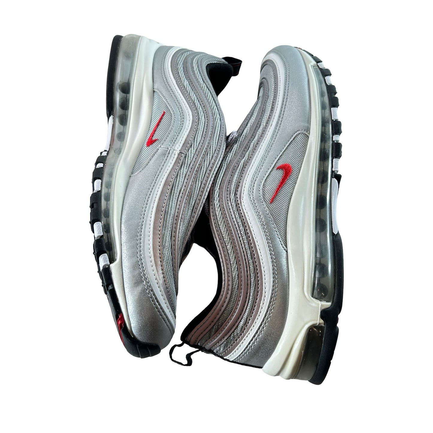884421 001 Nike Air Max 97 Silver Bullet (2016/2017) - 11.5 M (Yellowing)