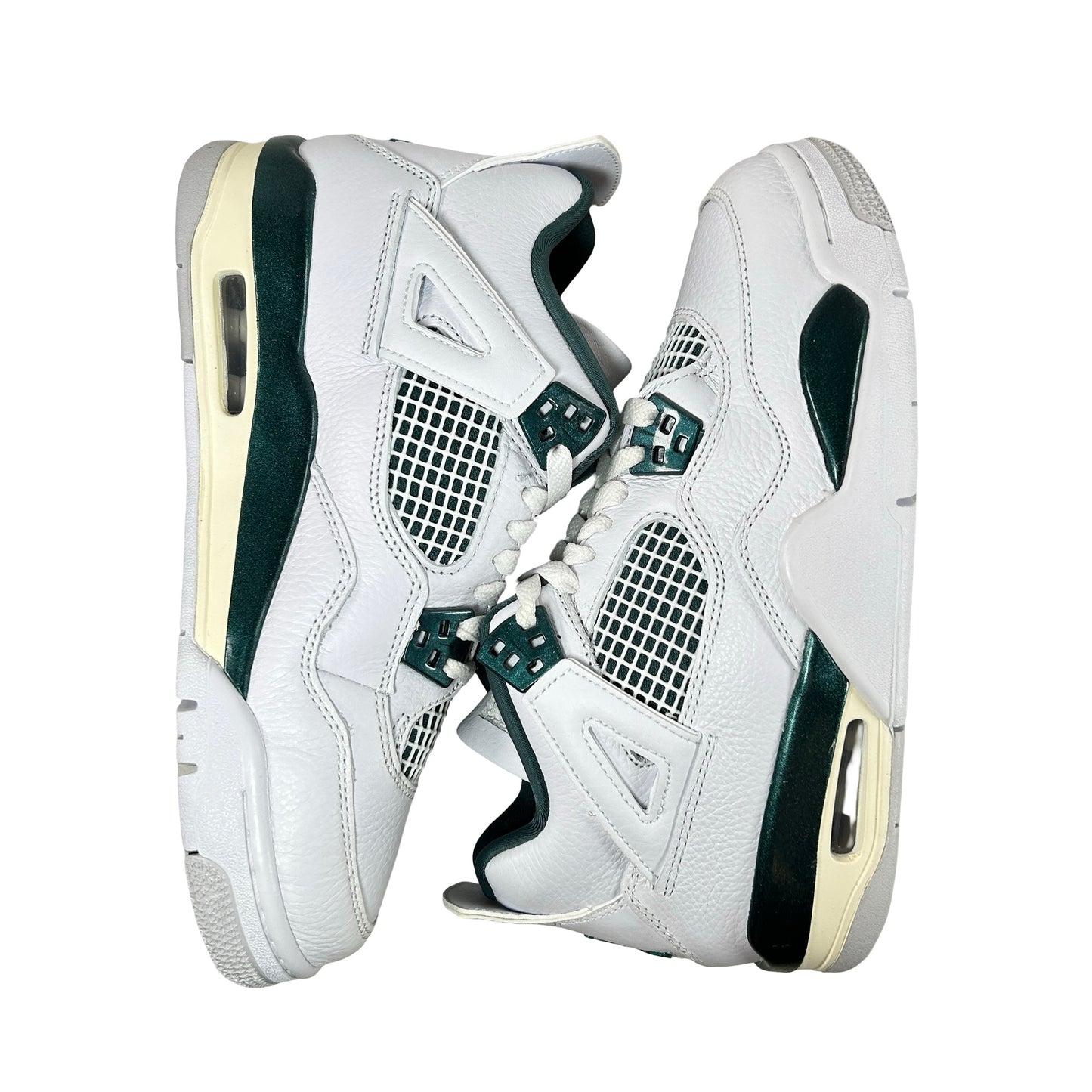 FQ8213 103 Jordan 4 Retro Oxidized Green (GS) [CONDITIONAL] - 6 Y (Yellowing) (Scratch Right Heel)
