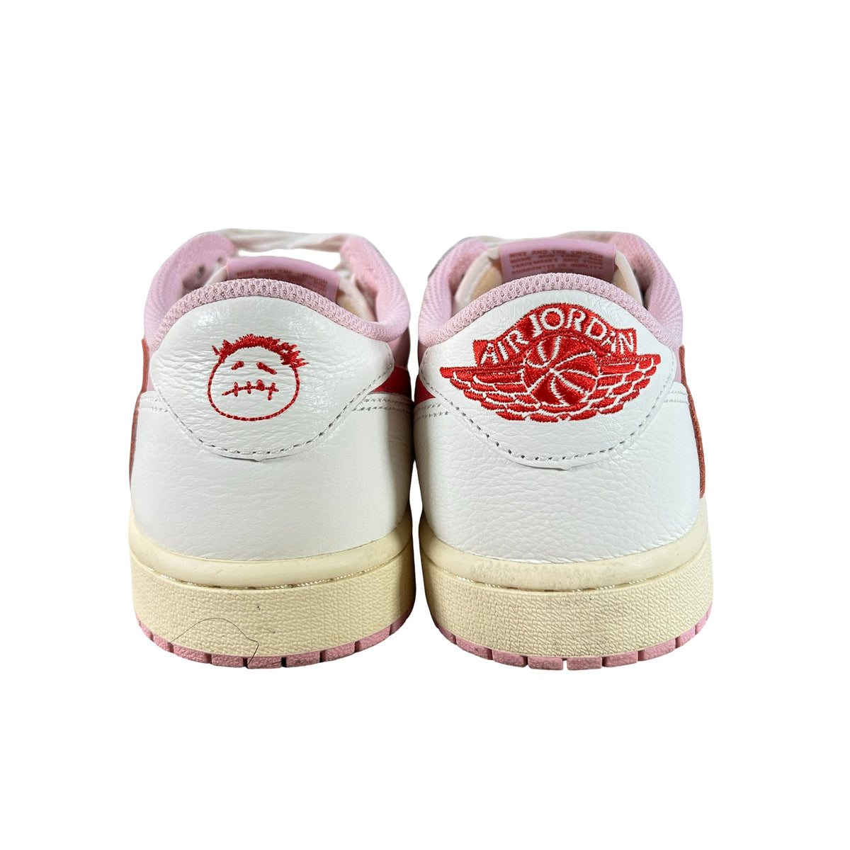 IQ7604 101 Jordan 1 Retro Low OG SP Travis Scott Sail Tropical Pink [USED] - 8 M (Used3)
