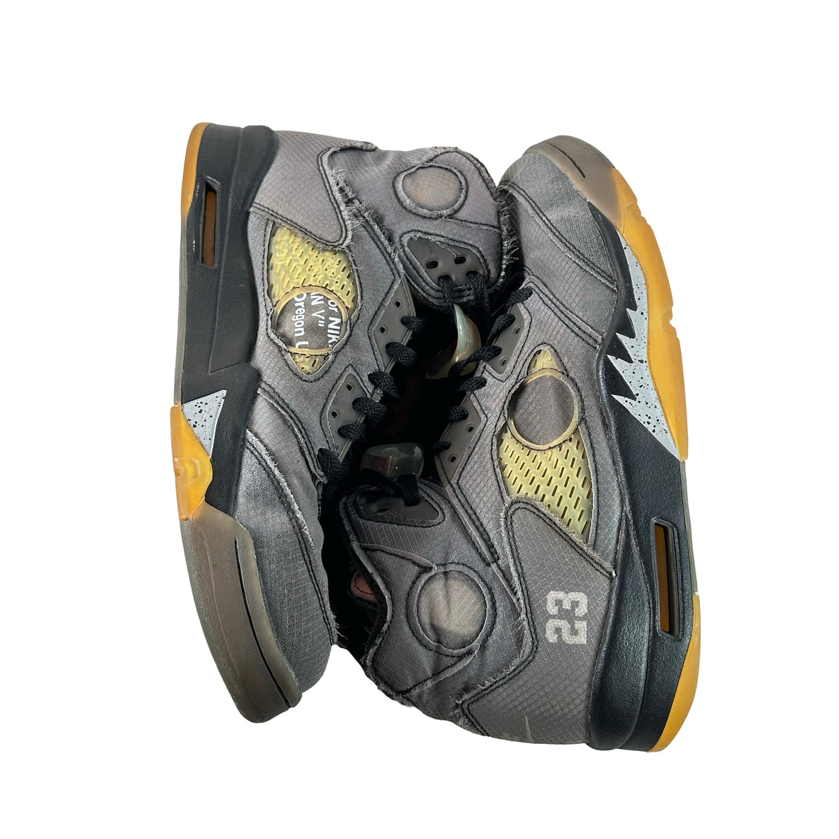 CT8480 001 Jordan 5 Off-White Black [USED] - 11 M (Used8)