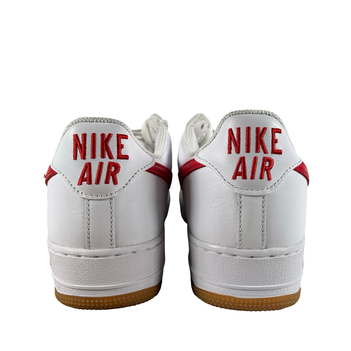 DJ3911 102 Nike Air Force 1 '07 Low Color of the Month University Red Gum [USED] - 9 M (Used)