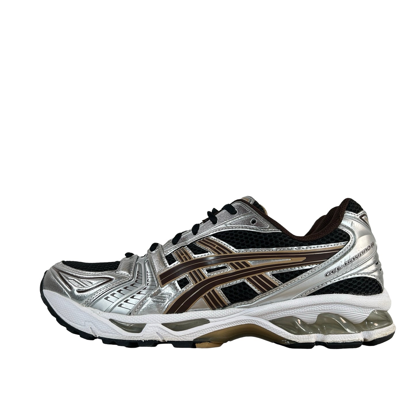 1201A019 004 ASICS Gel-Kayano 14 Black Coffee Silver [USED] - 10.5 M (Used2) (No Box2)