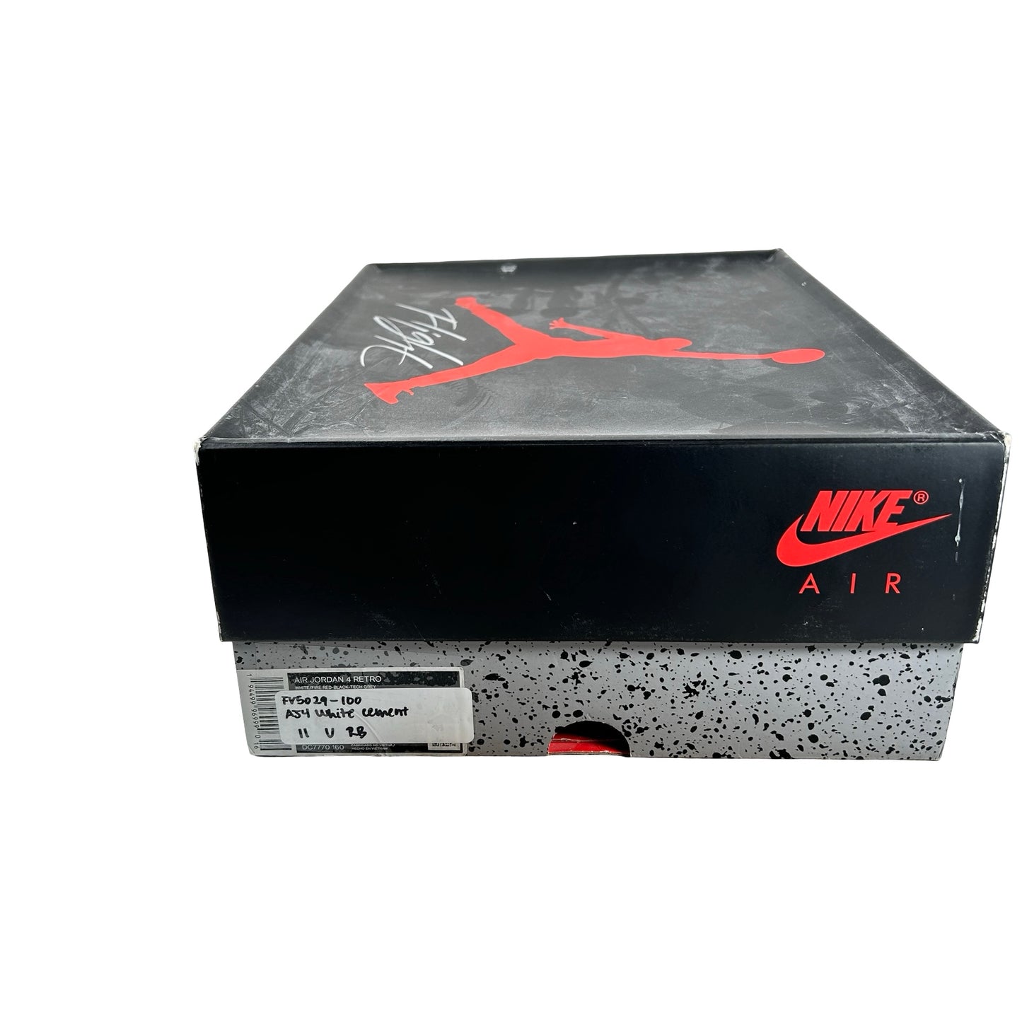 FV5029 100 Jordan 4 Retro White Cement (2025) [USED] - 11 M (Used) (Replace Box)
