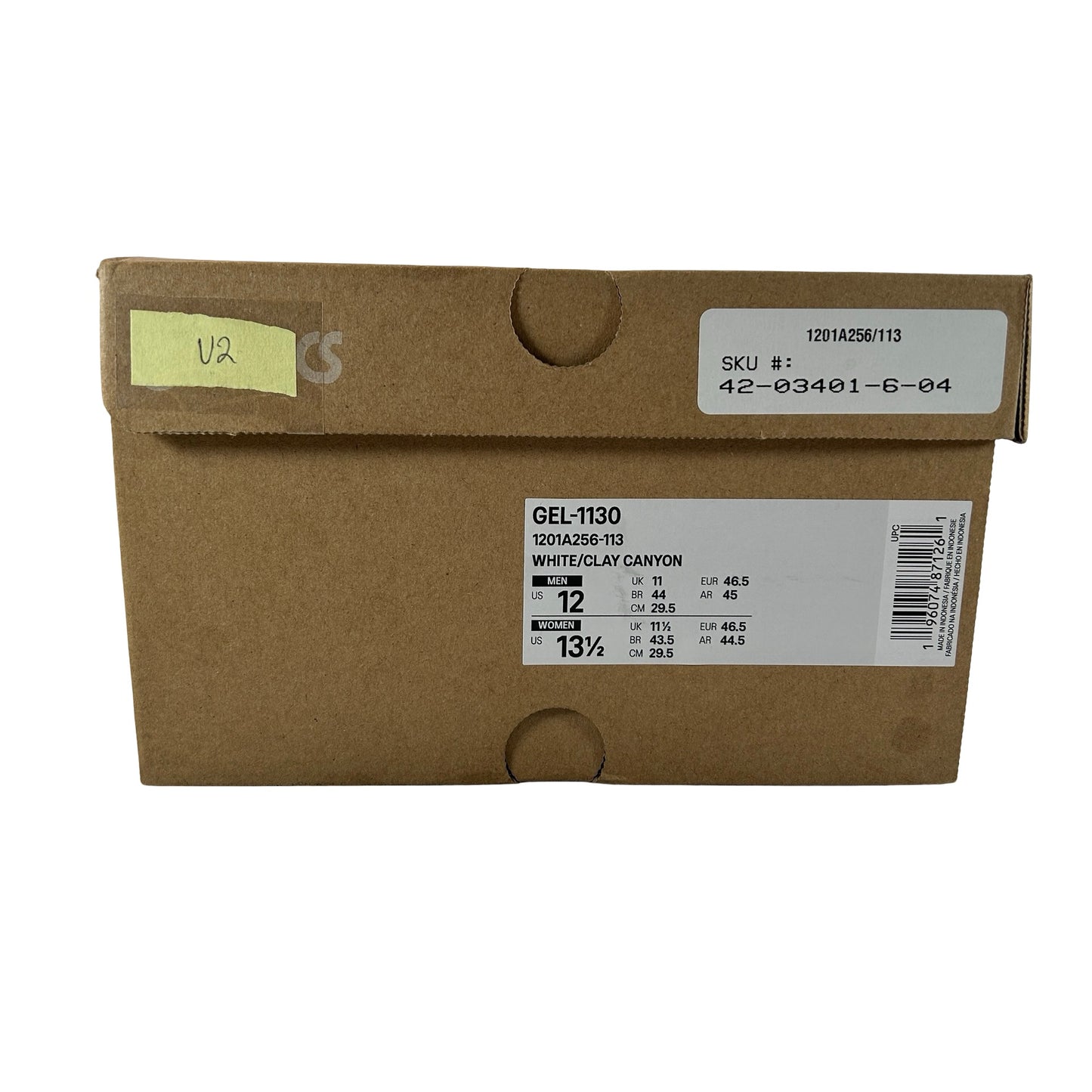 1201A256 113 ASICS Gel-1130 White Clay Canyon [USED] - 12 M (Used2)