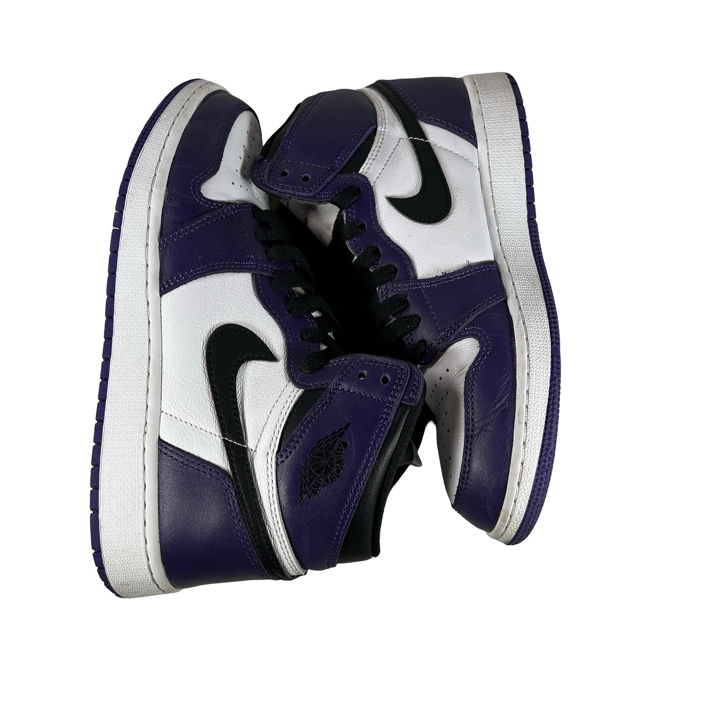 575441 500 Jordan 1 Retro High Court Purple White (GS) [USED] - 7 Y (Used2)