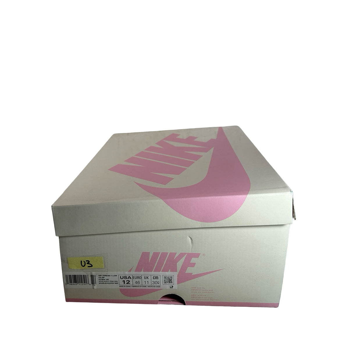 IQ7604 100 Jordan 1 Retro Low OG SP Travis Scott Shy Pink [USED] - 12 M (Used3)