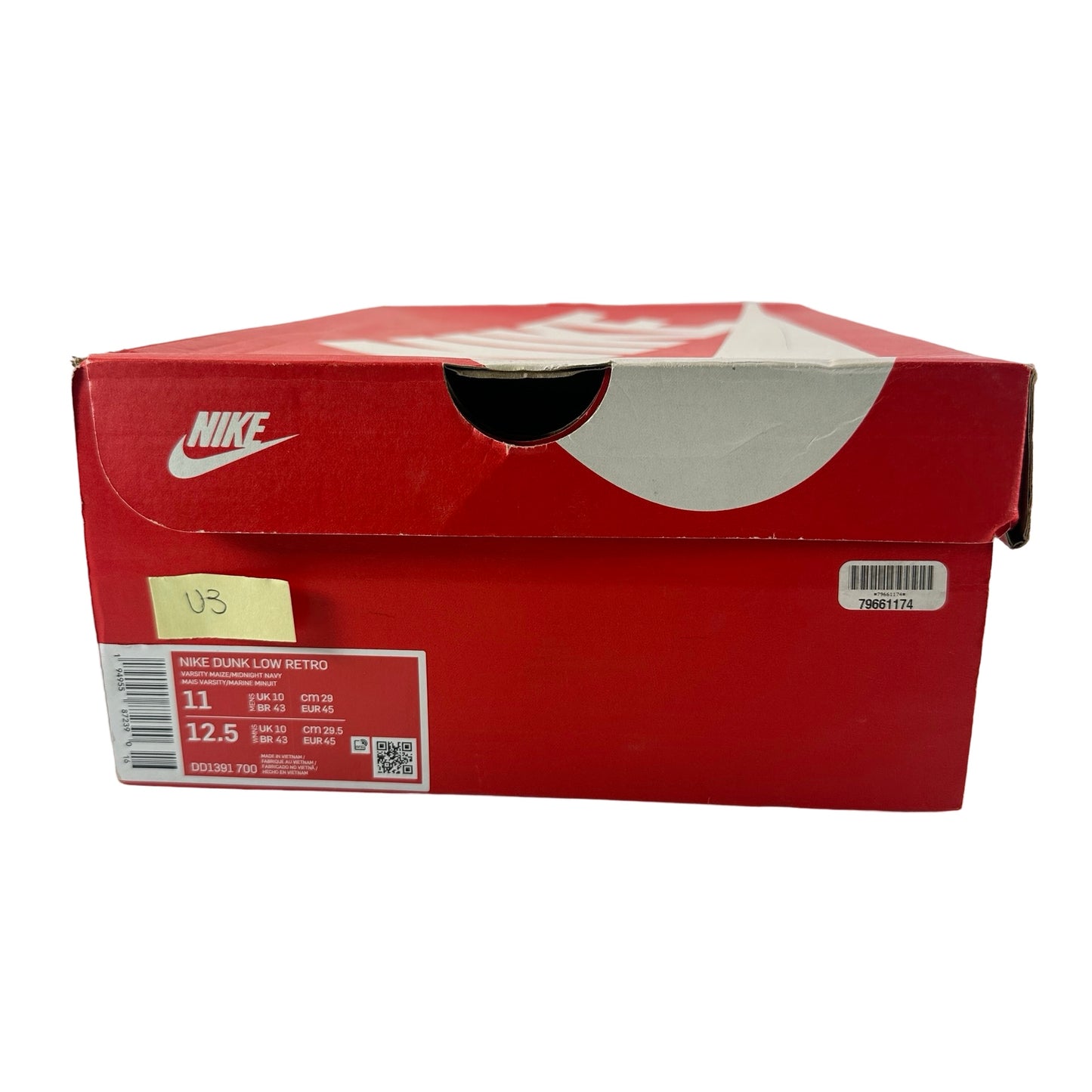 DD1391 700 Nike Dunk Low Michigan [USED] - 11 M (Used3)