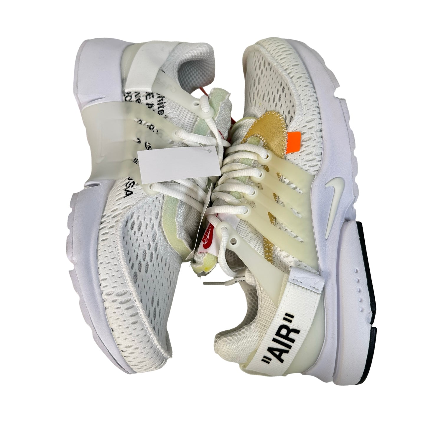 AA3830 100 Nike Air Presto Off-White White* - 9 M (Yellowing) (Damaged Box)