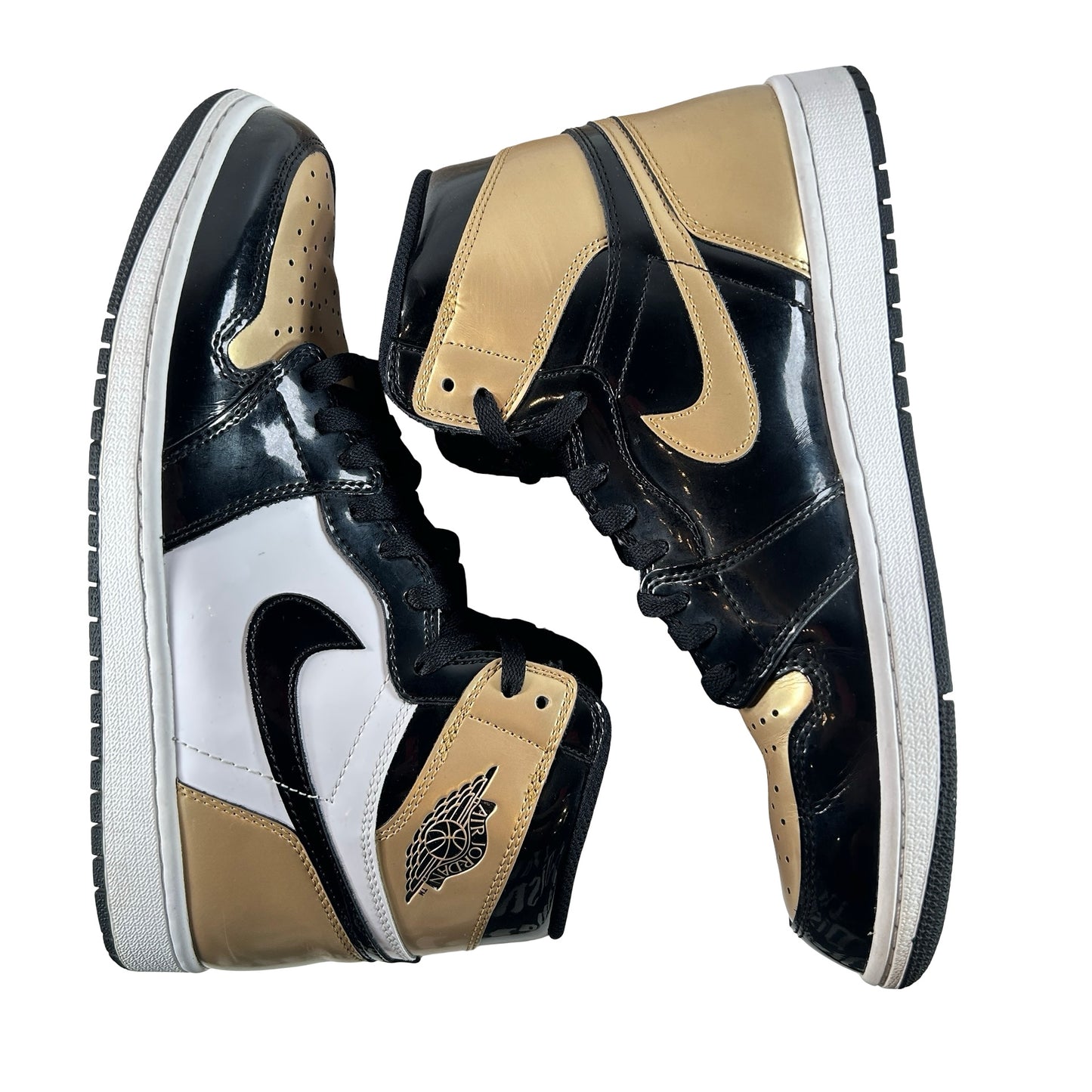 861428 007 Jordan 1 Retro High NRG Patent Gold Toe [USED] - 11 M (Used5)