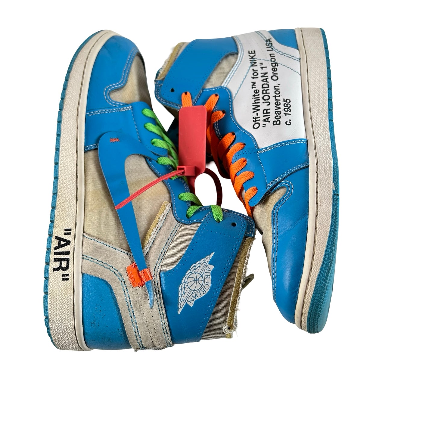 AQ0818 148 Jordan 1 Retro High Off-White UNC [USED] - 11.5 M (Used) (Replace Box)