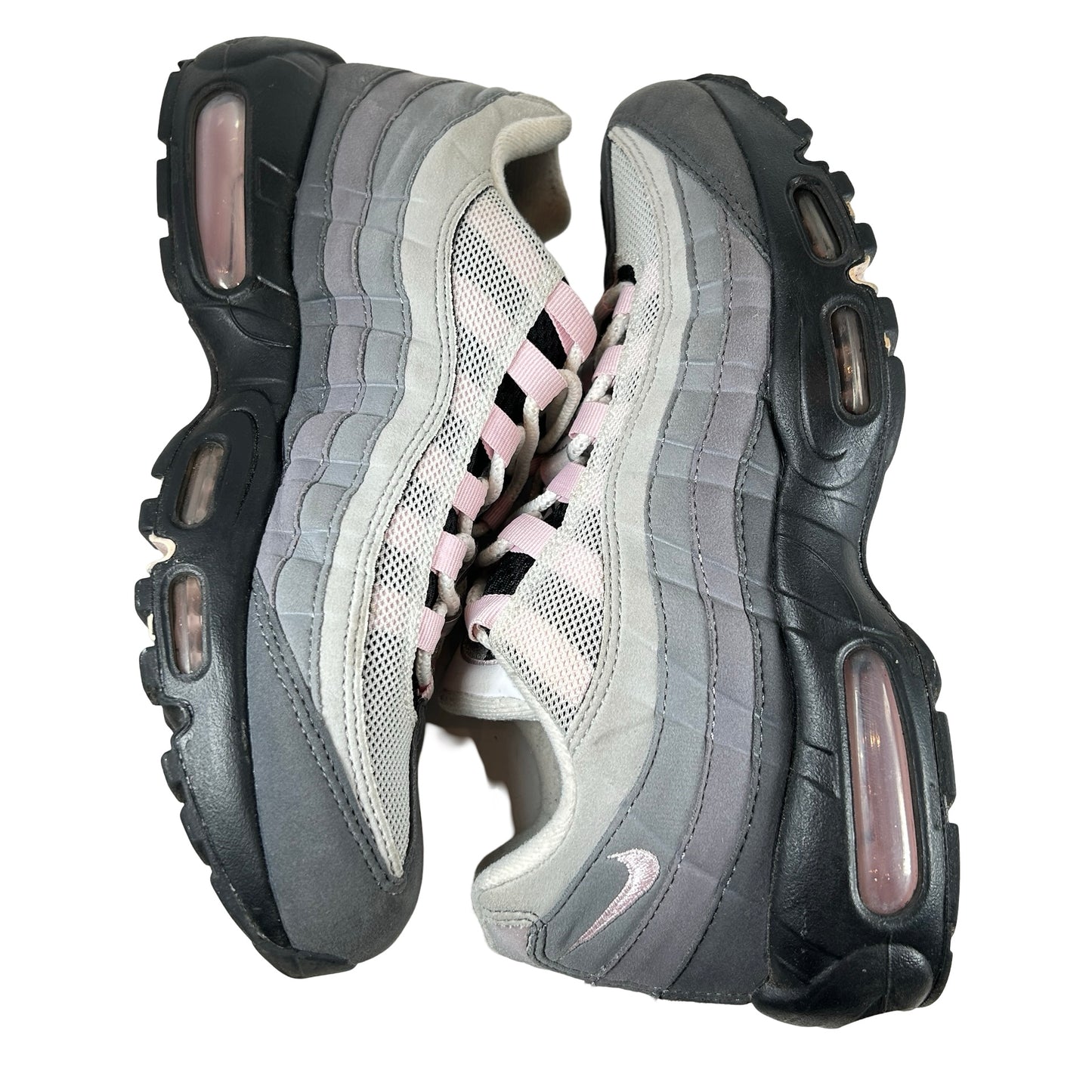 CJ0588 001 Nike Air Max 95 Gunsmoke Pink Foam [USED] - 7.5 M (Used) (No Insoles)