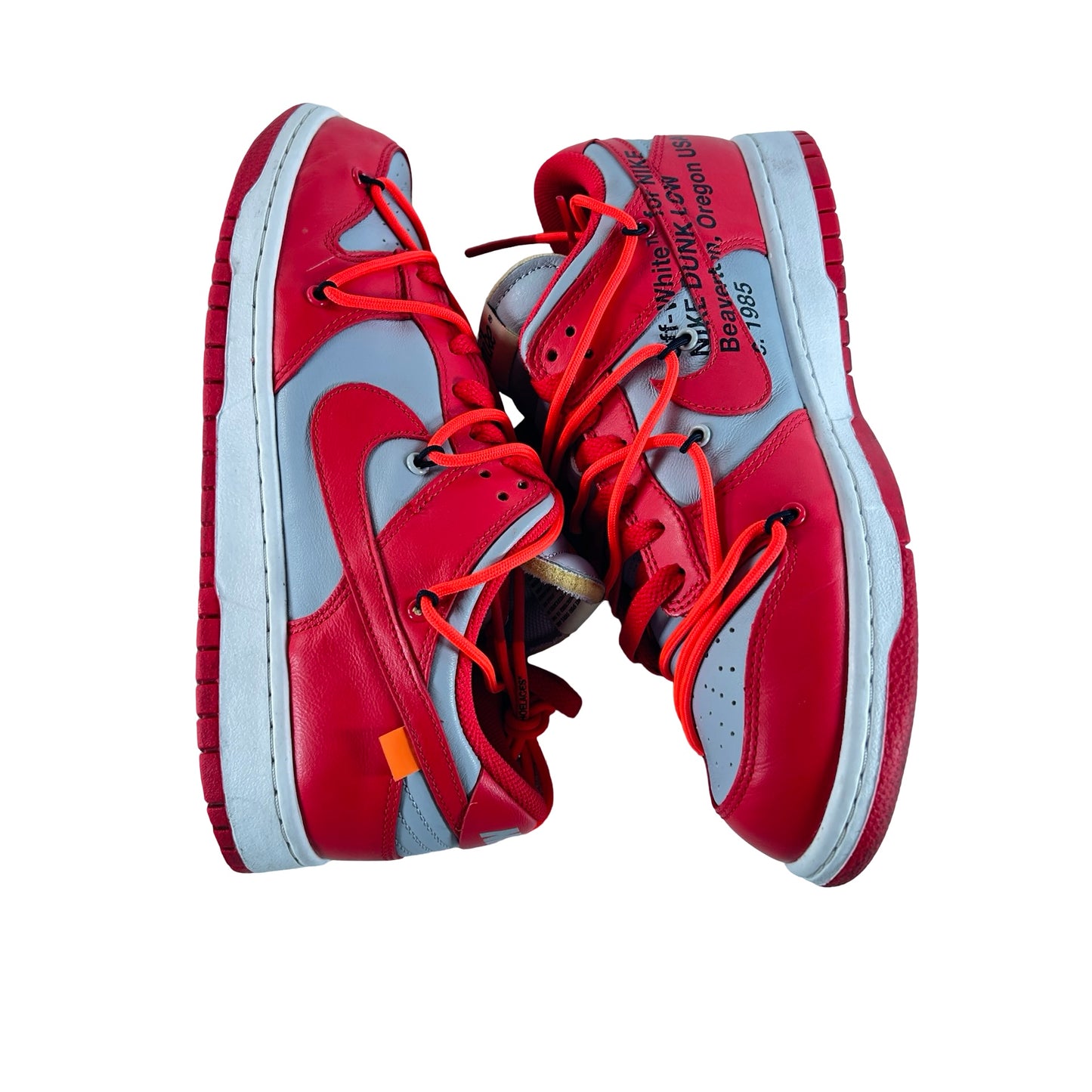 CT0856 600 Dunk Low Off-White Red [USED] - 9 M (Used4)