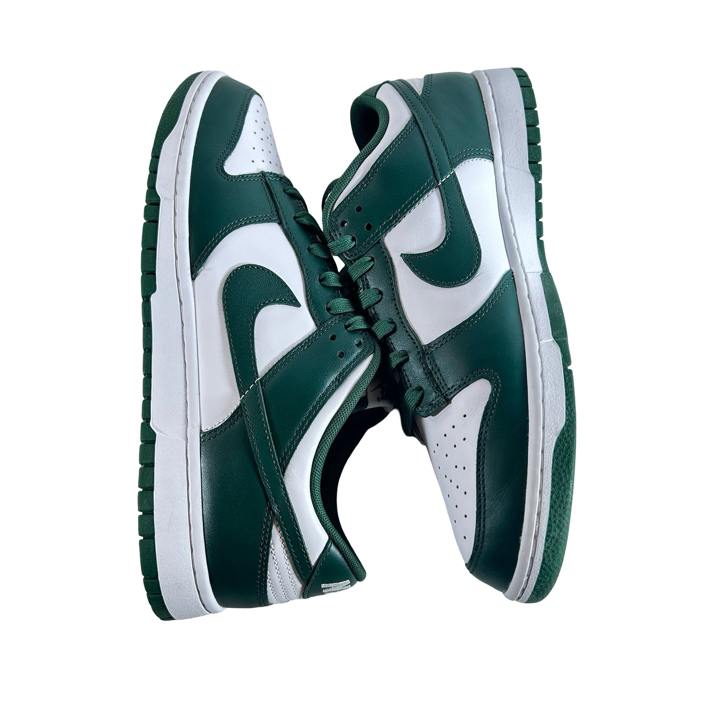DD1391 101 Nike Dunk Low Michigan State [USED] - 11 M (Used2) (No Box2)