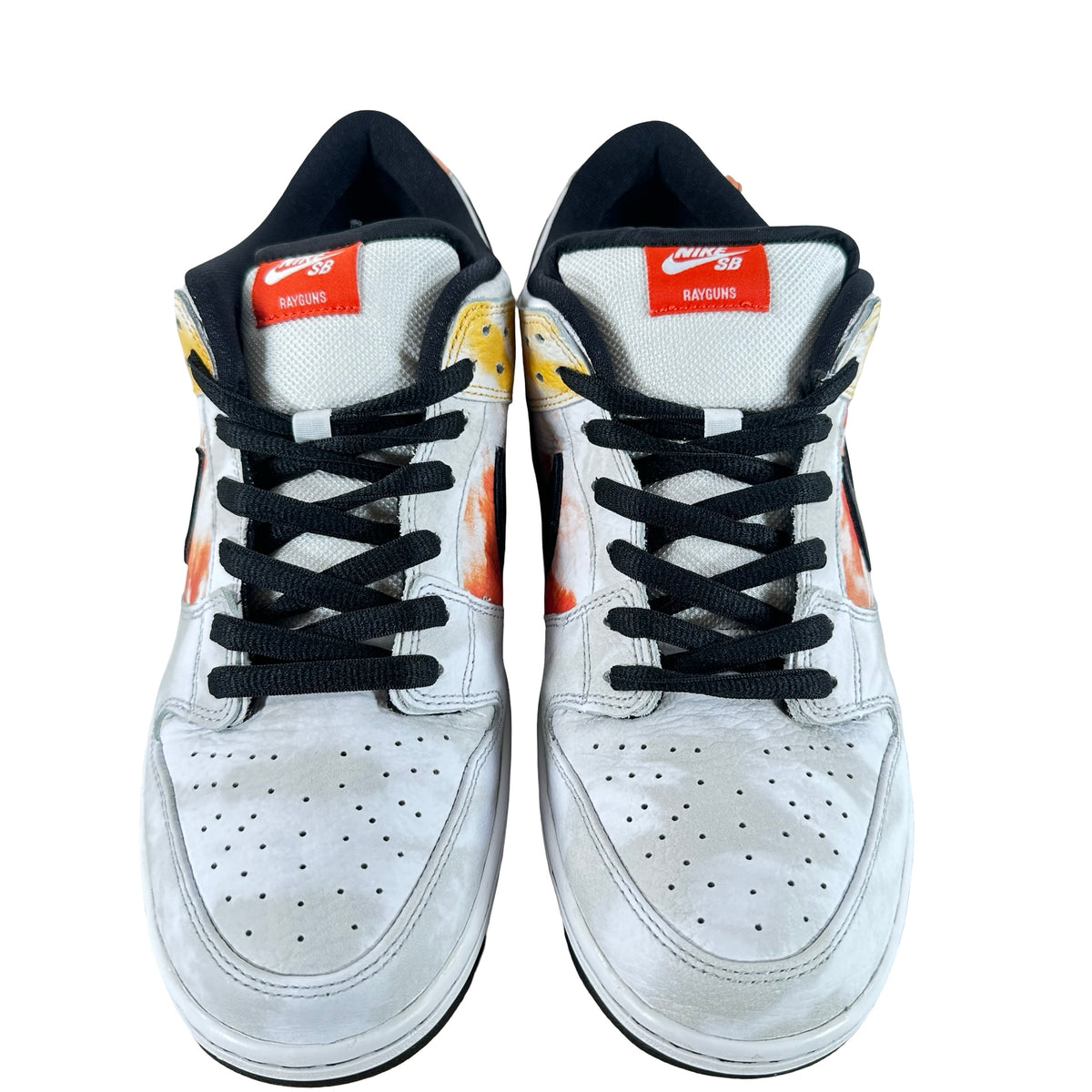BQ6832 101 Nike SB Dunk Low Raygun Tie-Dye White [USED] - 12 M (Used)