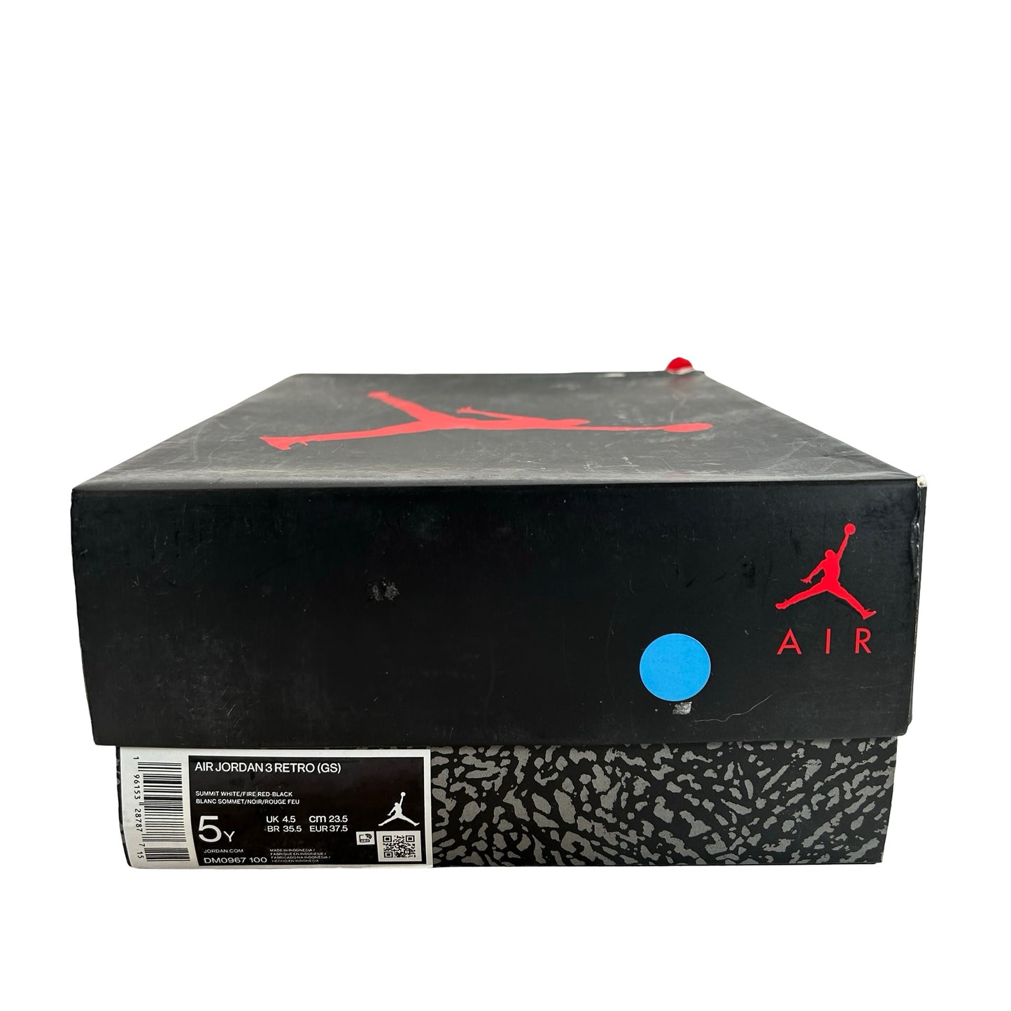 DM0967 100 Jordan 3 Retro White Cement Reimagined (GS) [USED] - 5 Y (Used5)