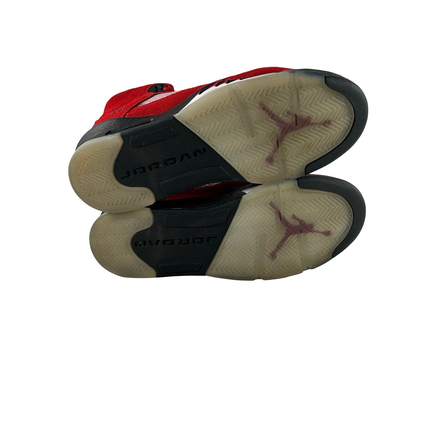 440888 600 Jordan 5 Retro Raging Bull Red (2021) (GS) [USED] - 4.5 Y (Used)