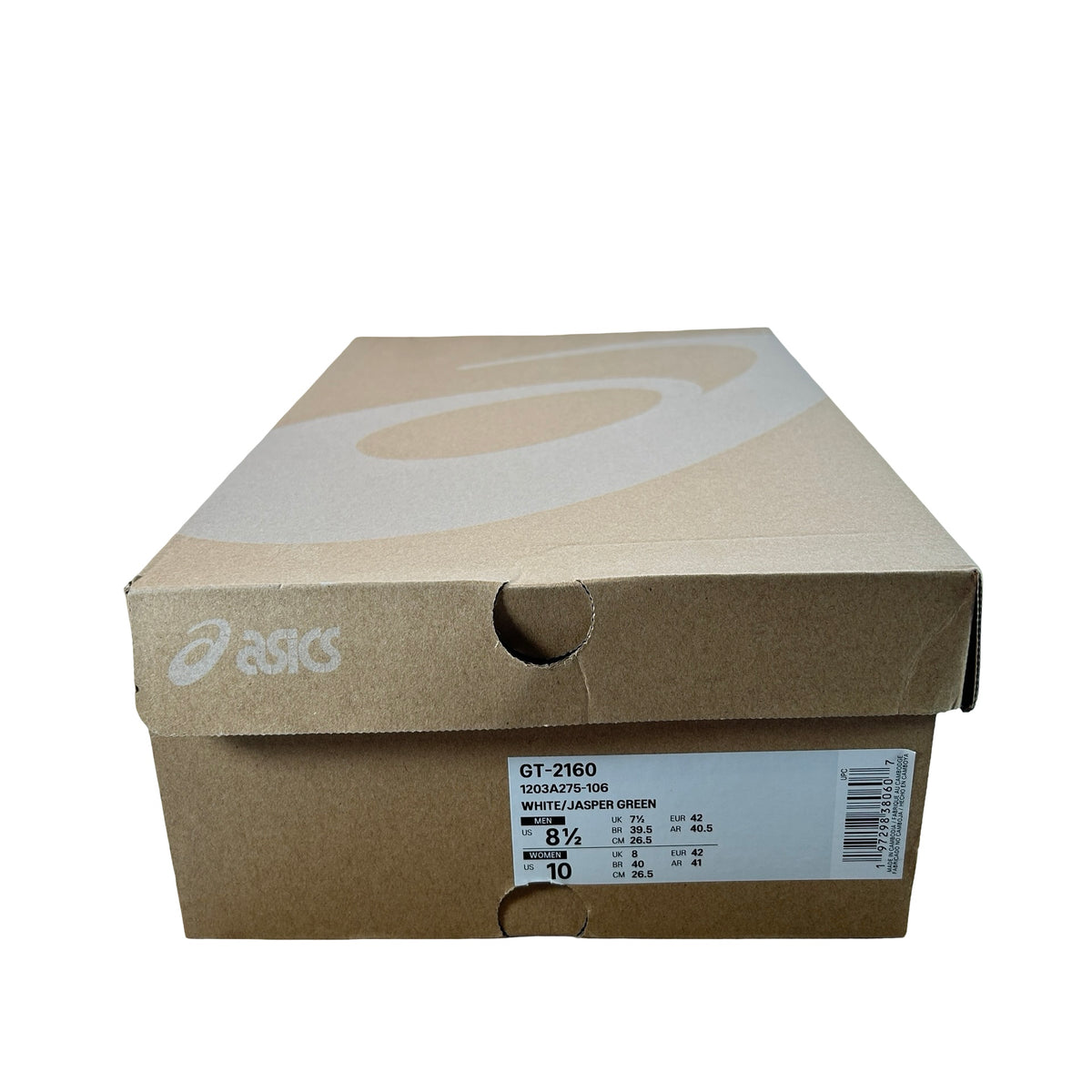 1203A275 106 ASICS GT-2160 White Jasper Green [USED] - 8.5 M (Used)