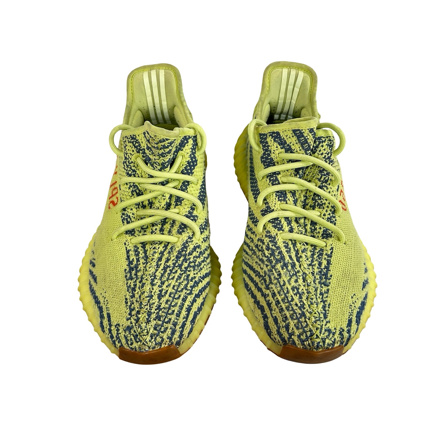 B37572 adidas Yeezy Boost 350 V2 Semi Frozen Yellow [USED] - 8.5 M (Used)