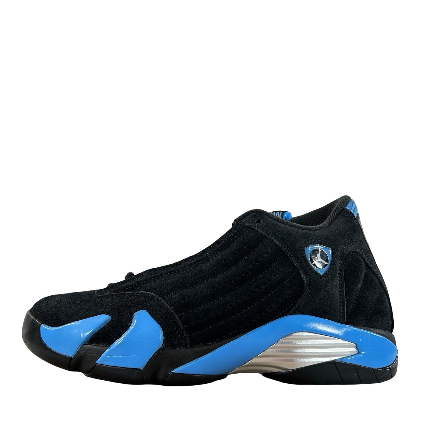 487471 007 Jordan 14 Retro Black University Blue (2026) [USED] - 8.5 M (Used)