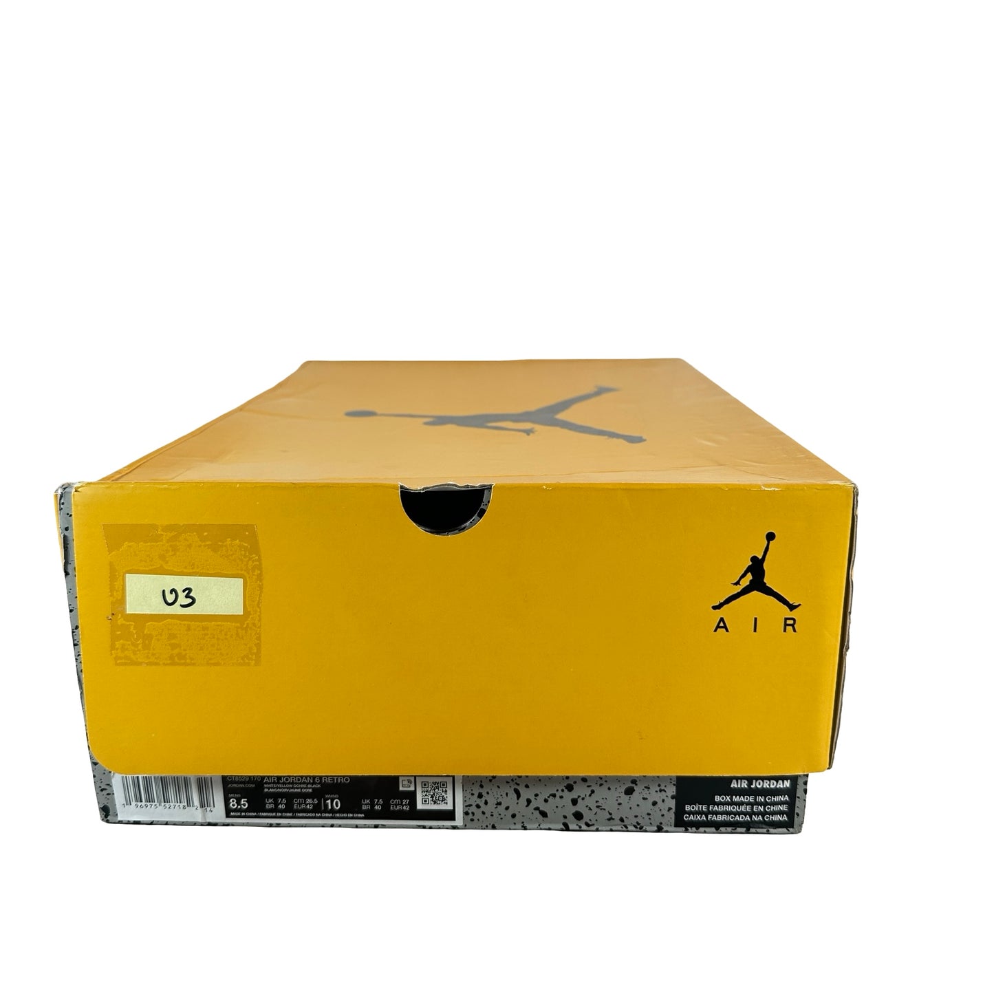 CT8529 170 Jordan 6 Retro Yellow Ochre [USED] - 8.5 M (Used3)
