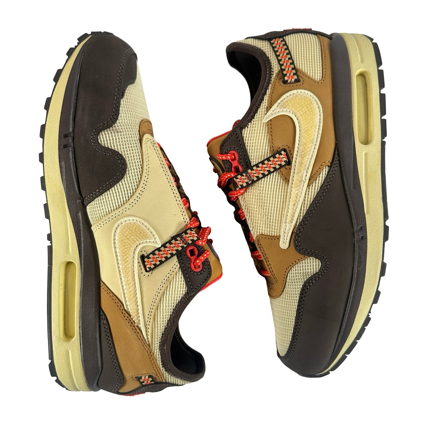 DO9392 200 Nike Air Max 1 Travis Scott Cactus Jack Baroque Brown [USED] - 9.5 M (Used)