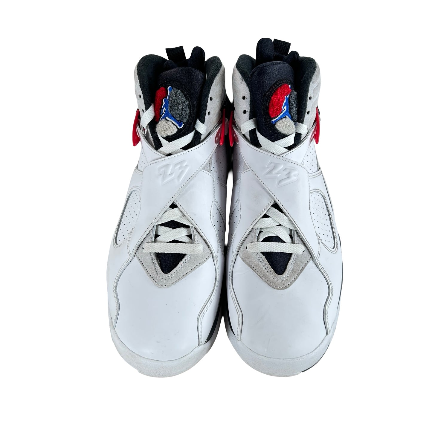 305381 100 Jordan 8 Retro White True Red (2025) [USED] - 10.5 M (Used6)