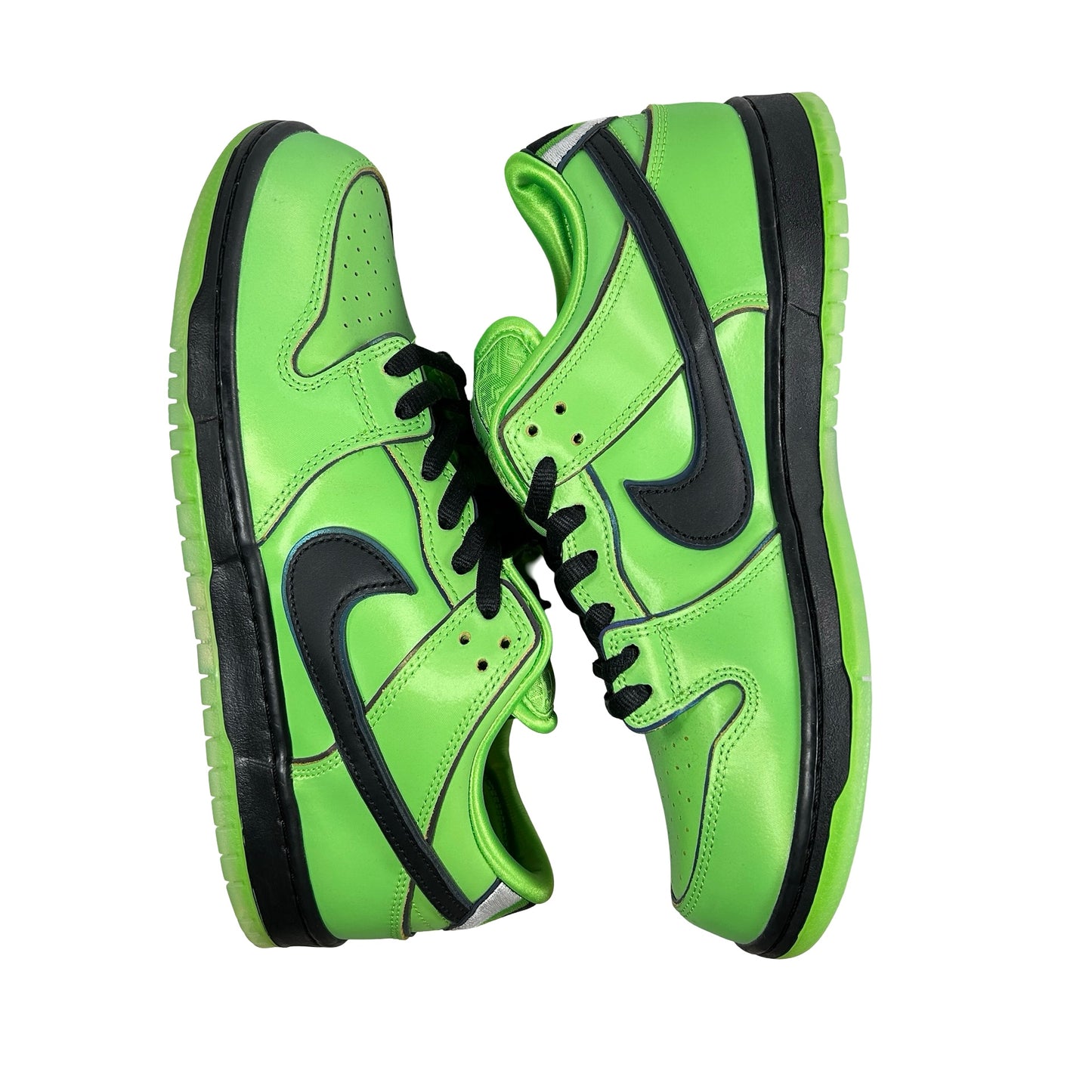 FZ8319 300 Nike SB Dunk Low The Powerpuff Girls Buttercup [USED] - 10 M (Used) (No Box)