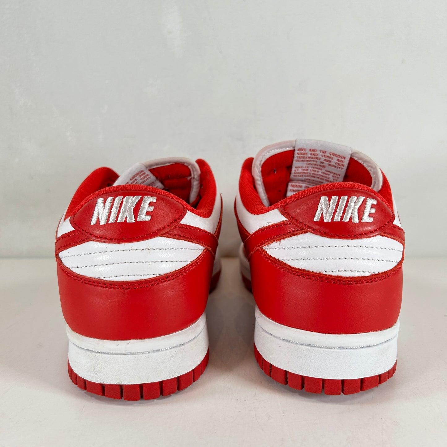 CU1727 100 Dunk Low Rojo Universitario