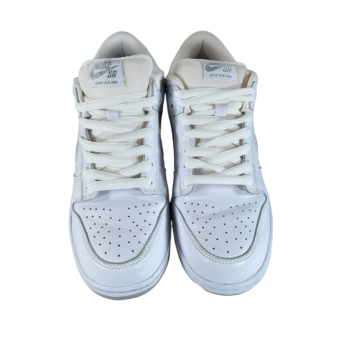 HQ8487 100 Nike SB Dunk Low Supreme 94 White Metallic Silver [USED] - 10.5 M (Used)